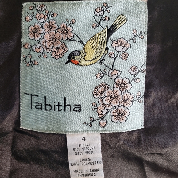 Tabitha Brown Wool Blend Blazer Jacket, 4 - Picture 8 of 9